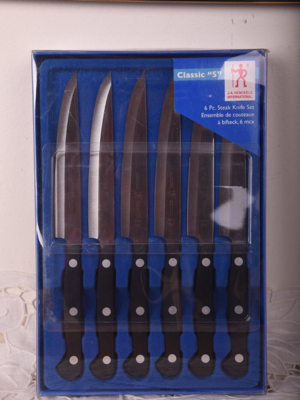 J.A. Henckels Classic "S" 6-Piece Steak Knife Set